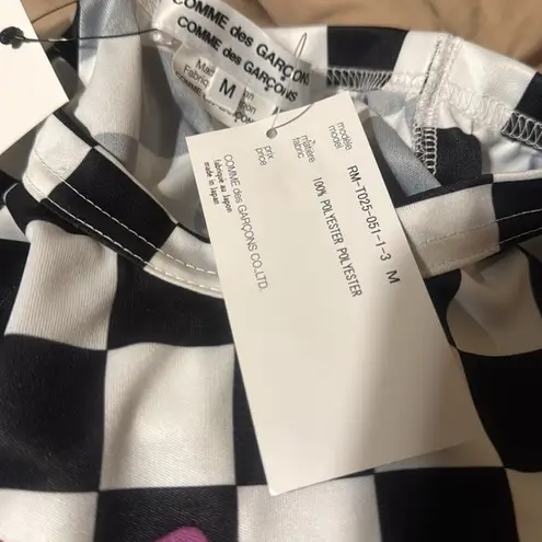 Comme Des Garçons Checked long sleeves Shirt White Size M