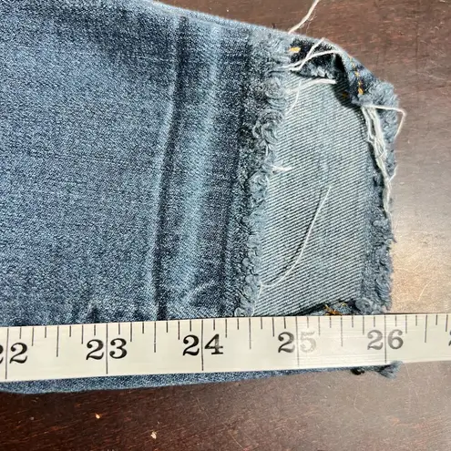 Just Black Jeans Size 27 | Made in USA | Frayed Hem & Sass Included