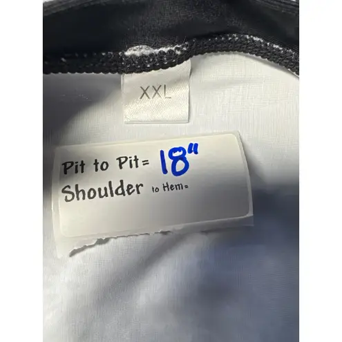 Womens Long Sleeve Zip Up One Piece Swimsuit Rash Guard Bathing Suit XXL Black