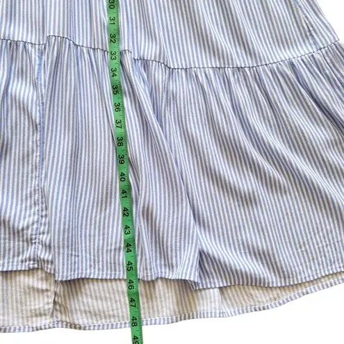 A loves A Women's Blue & White Striped Maxi Long Dress XS Casual Cute