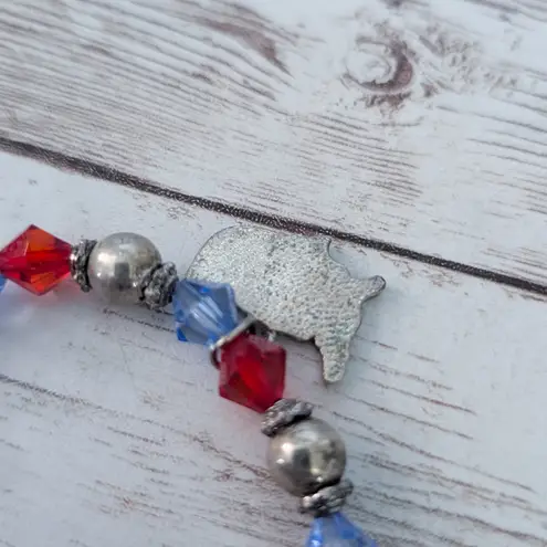 USA America Theme Stretch Bracelet