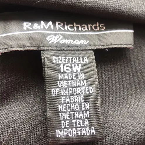 R & M Richards sparkly back drape dress