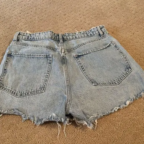 ZARA High Rise Denim Shorts