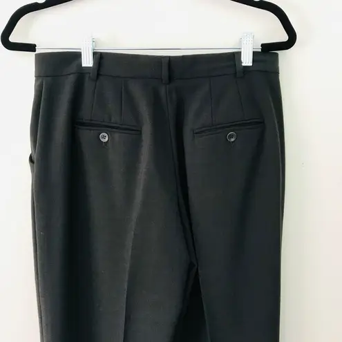 TSE Surface Brown Wool Blend High Rise Cropped Dress Pants Women's Size 8