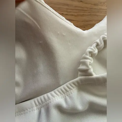 Sweet Storm Chic Asymmetrical Black and White Empire Waist Dress L