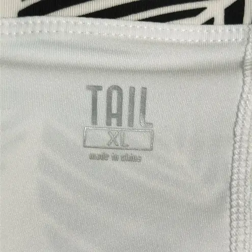 Tail Erzulia Mid Rise Botanical Pocket Tennis Golf Skirt Skort Black White XL