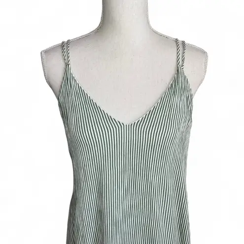 If by Sea Adrift green Striped Tie