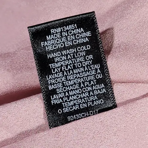 Charles Henry Pink Mauve Tiered Wrap Maxi Dress Short Sleeve Boho XS