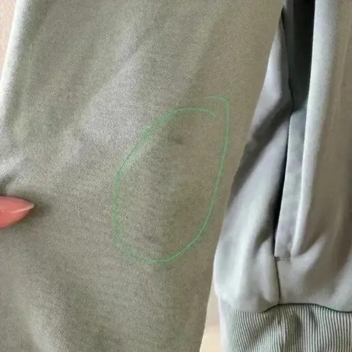 Mondetta Women's Ottoman Hoodie Pullover Green Size Medium