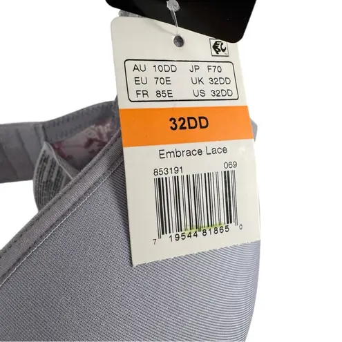 Wacoal Embrace Lilac 32DD Lace Underwire T-Shirt Bra