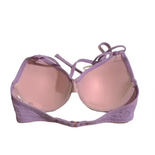 Shade & Shore NWOT 34C Underwire Light Purple Floral Wire Bikini Top