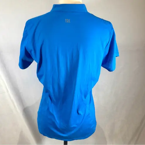 Tail Activewear Fallon Short Sleeve Top in Pacific blue size small