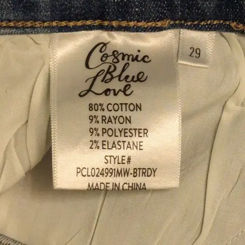 Cosmic Blue Love Shorts Denim Jorts Better Days Wash (Blue) Cut Offs 29 New