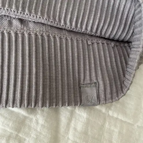 Lululemon  Rest Less 1/2 Zip Pullover in Lavender Grey Size 2 / 4 - Image 12
