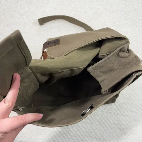 Roth Co Combat Tested Green Canvas Adjustable Strap Messenger Bag Military Medic