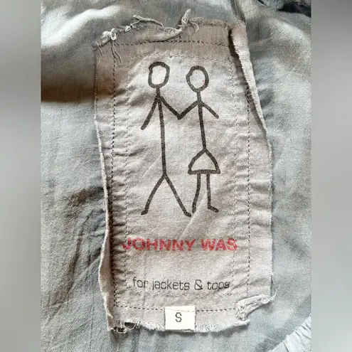 Johnny Was Pete & Greta Ombre Rayon Tunic Blue Yellow Boho Resortwear Sz S 💛