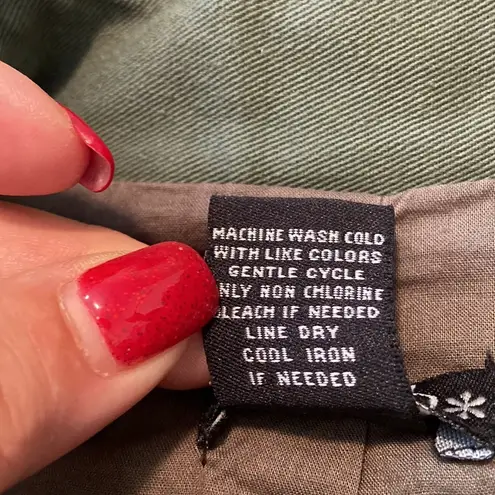 Stoosh Green Denim Military Style Jacket