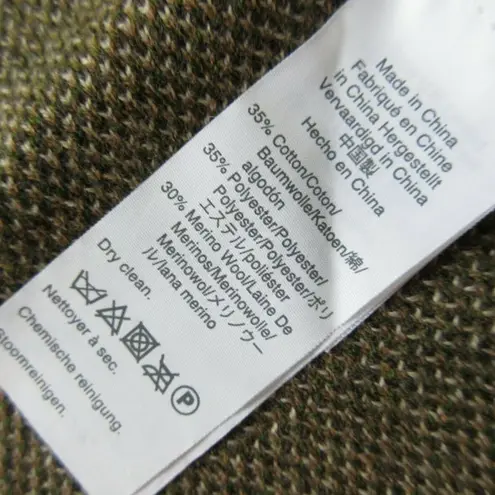 J.Crew NWT  Sophie Coffee Camo Camouflage Open-Front Sweater Blazer Cardigan XXS