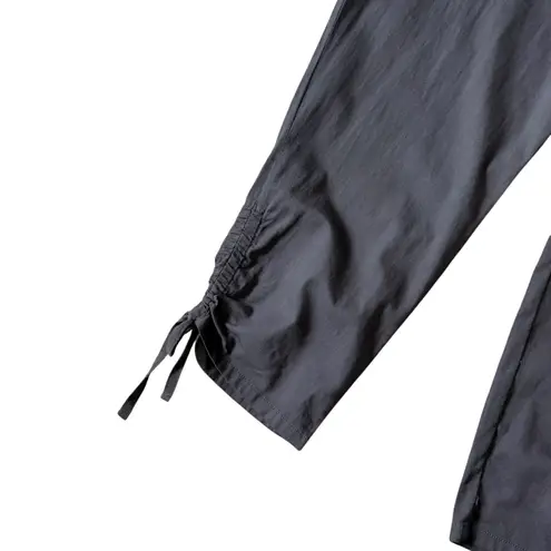 Caslon NWT Grey Drawstring Waist Cropped Pants with Cinched Ankle Size XXL