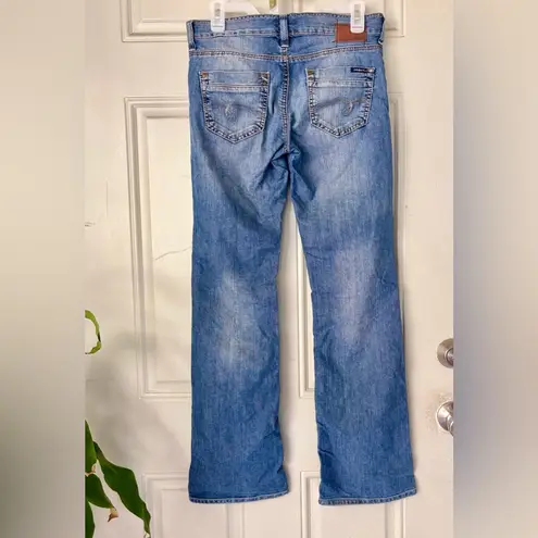 Mavi Zoe women’s Bootcut Jeans Medium Blue Denim Low Rise Size 27