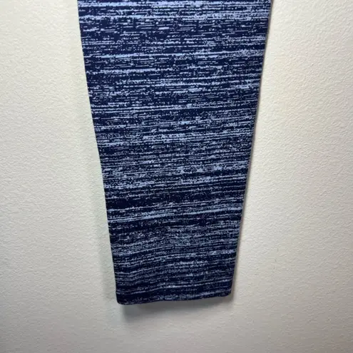 Pact Women's Organic Cotton Leggings Dark And Light Blue Compression Size Medium