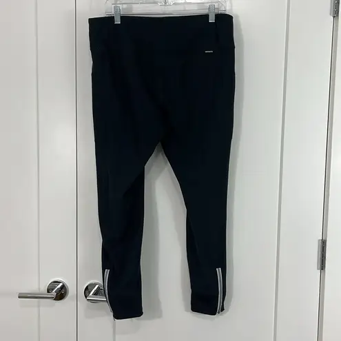 Mondetta XL Black Thermal Leggings with Zipper Pockets