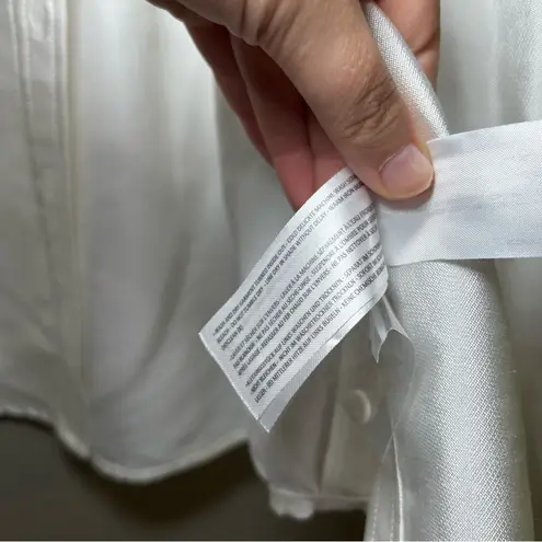 C/MEO COLLECTIVE White Button Down Shirt women’s small classic minimal career