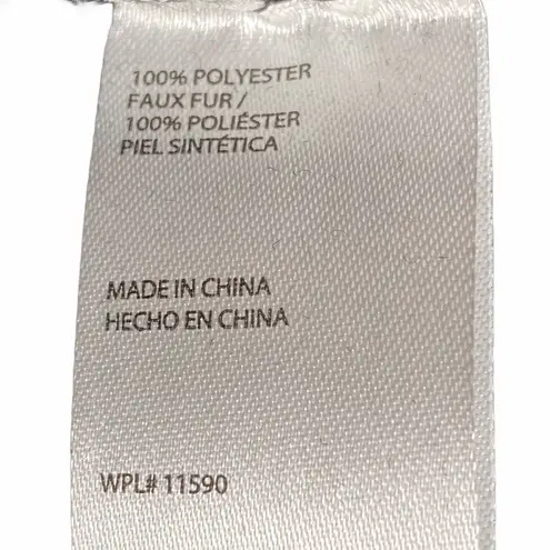 Weatherproof new π Vegan Sherpa 1/4 Zip Pullover Sweater Sweatshirt π Black M