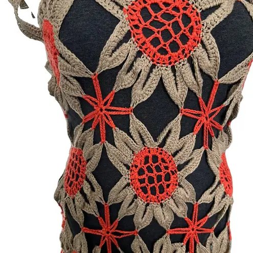 Ryu Open Knit Crochet Top