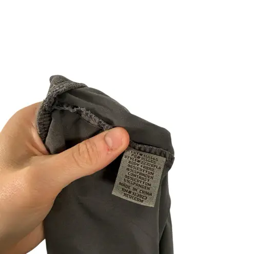 XCVI Cargo Cropped Pants Grey Ruched Leg Boho Y2K Cotton Womens Plus 3x