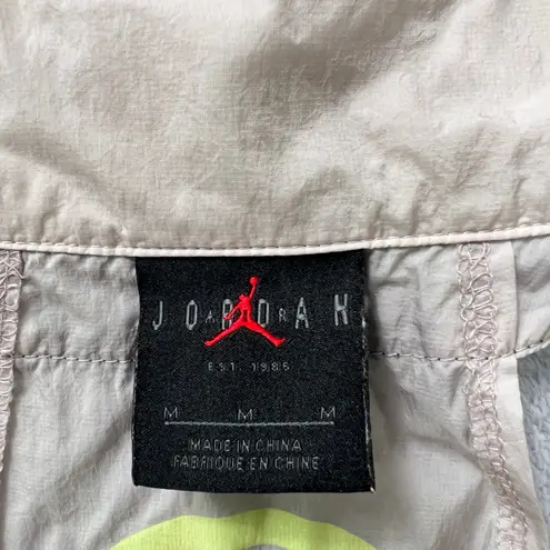 Nike Air Jordan Women's Flight Suit Romper M Platinum Violet Ghost Green Utility Gray Size M