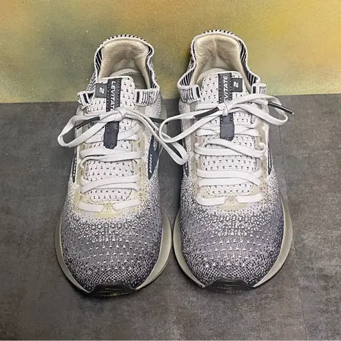 Brooks Levitate 2 Women's Running Shoes Grey/Black/White Size 8