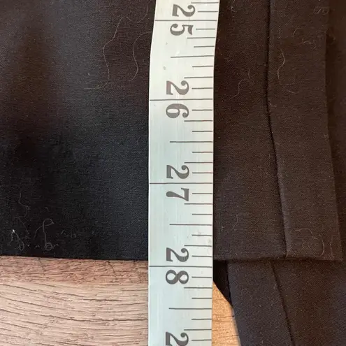 DAVID BROOKS Black Wide Leg Sailor Button Accent Dress Pants Women's Size 8