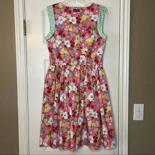 Matilda Jane Floral Leah Dress It’s a Wonderful Parade Women’s Size Small