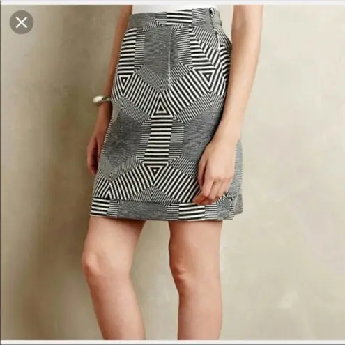 Anthropologie  HD in Paris Skirt Geomaze pattern