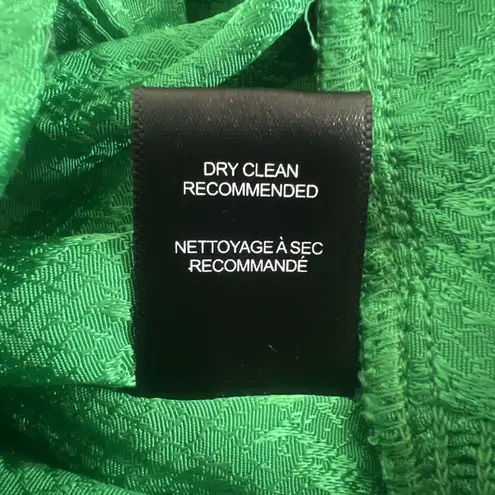 AFRM Shirt Womens Small Fem Green Jonas Top Satin Crop Off Shoulder Going Out