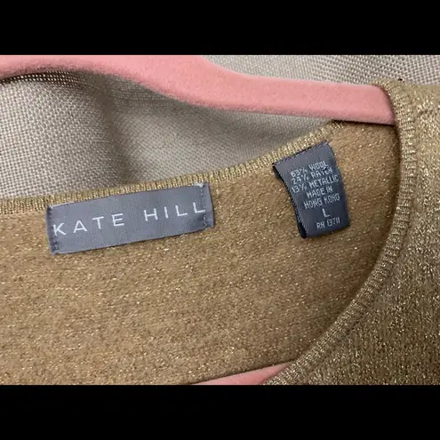 Kate Hill  gold beaded cardigan