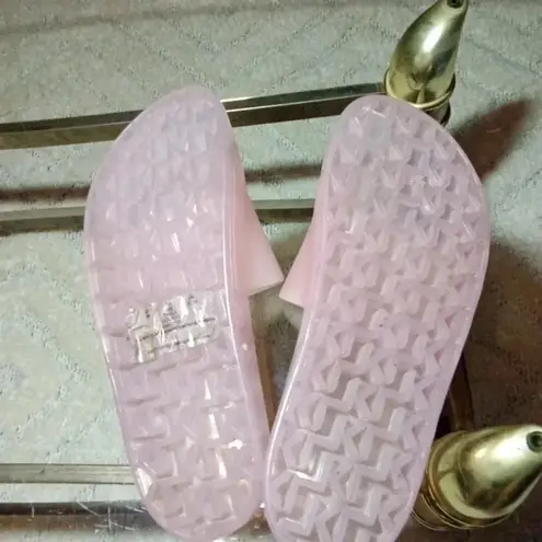 Karl Lagerfeld women Twilla Barbie Core slides size 9M