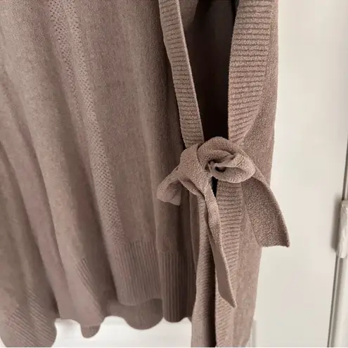 Barefoot Dreams Cozy Chic Hi Lo Poncho with Side Tie