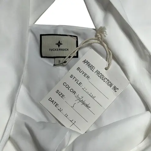 Tuckernuck White Halter Backless A-Line Mini Dress Women’s US Small