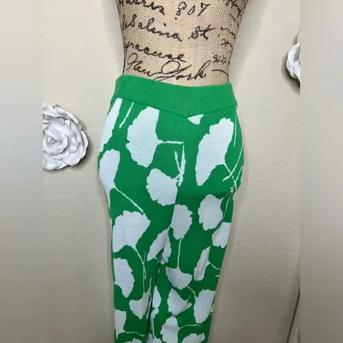 Diane Von Furstenberg X Target Ginkgo Green Sweater Knit Wide Pants Sz XXL