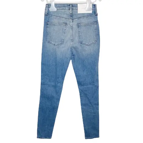 Jonathan Simkhai Standard high waisted skinny jeans with front seam sz 25