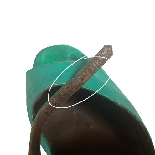 Nina Teal Wedge Sandals