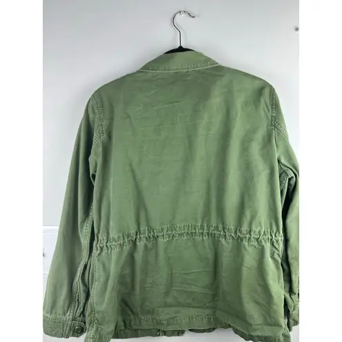 Levi's Utility Military Field Jacket Olive Green Size Medium