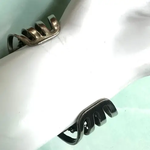 Southwestern Style Wide Cuff Bracelet Turquoise Mosaic Design Blue