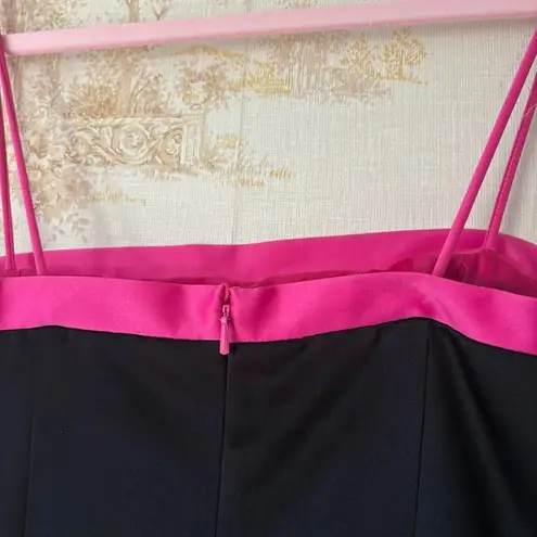 VTG 90s y2k Morgan & Co. black pink floral corset formal whimsigoth prom dress Size 4