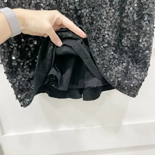 Abercrombie & Fitch Black Sequined Dress