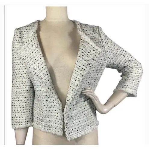 Adrienne Vittadini Tweed Blazer S