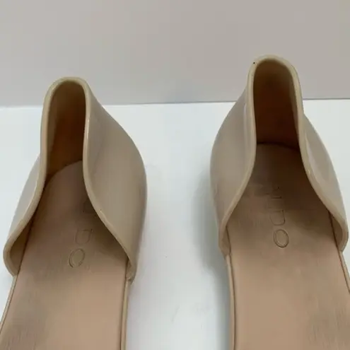 ALDO  Tan Bow Pointed Toe Flats Size 7.5