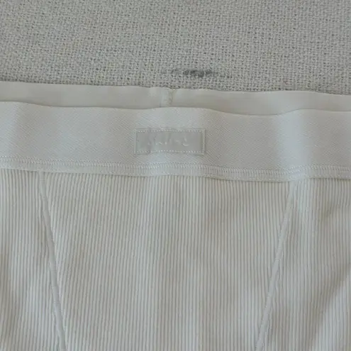 SKIMS Cotton Rib Boxer in Marble, Size Large